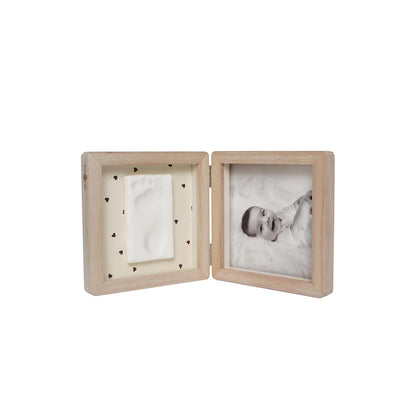 PETIT ARTICHAUT Impronte bebe doppia cornice con graziosi cuori