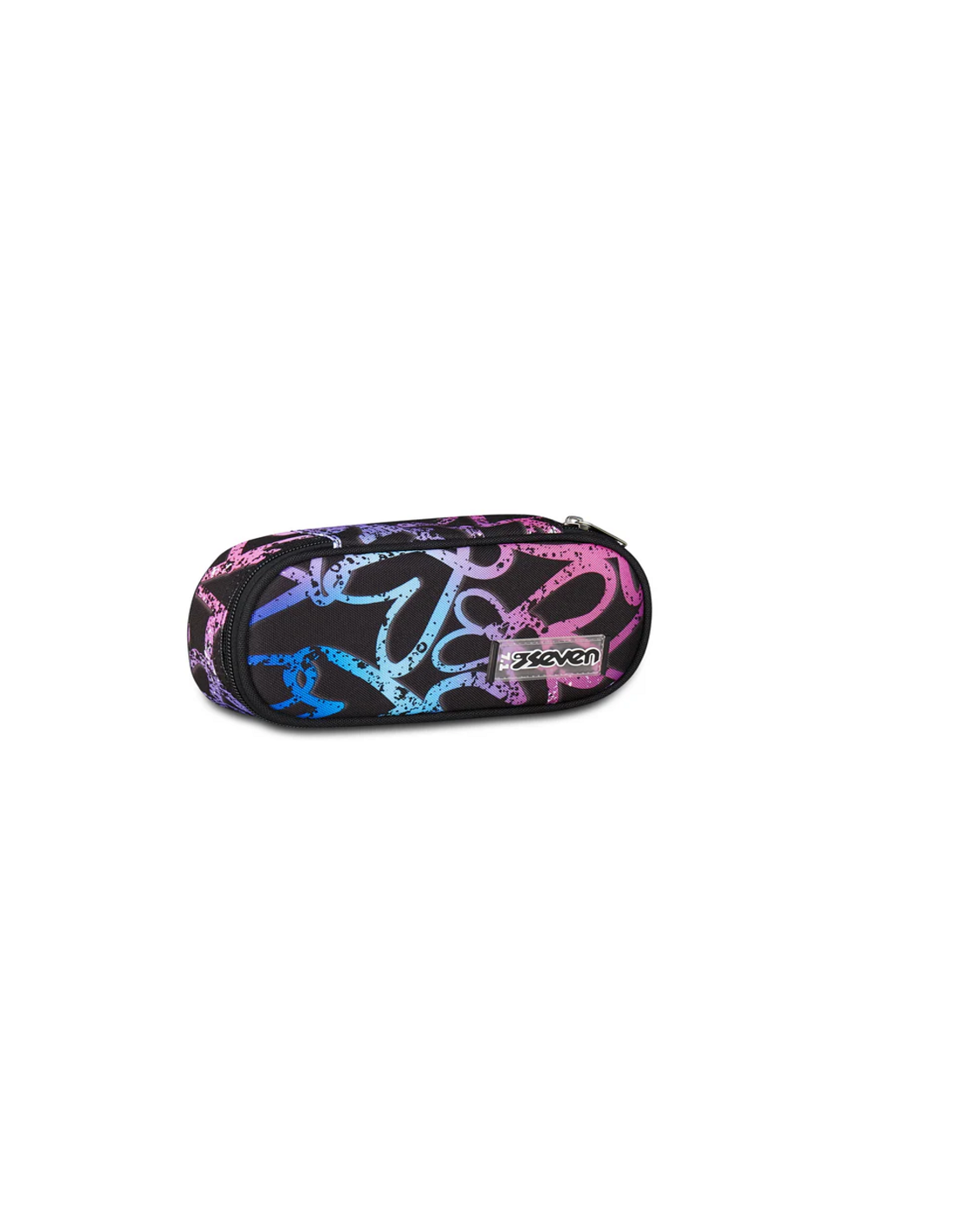 Seven S.p.a. Bustina Scuola, Round Plus, Freethink English Lavander, 23x10x5,5 cm
