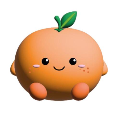 i-Total Anti-Stress Figuur Olly Orange Fresh Market Giocattolo