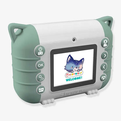 Kidywolf Fotocamera Con Stampante, Verde