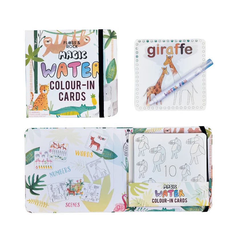 Magic Water Cards, Jungle - Floss & Rock - Pittura