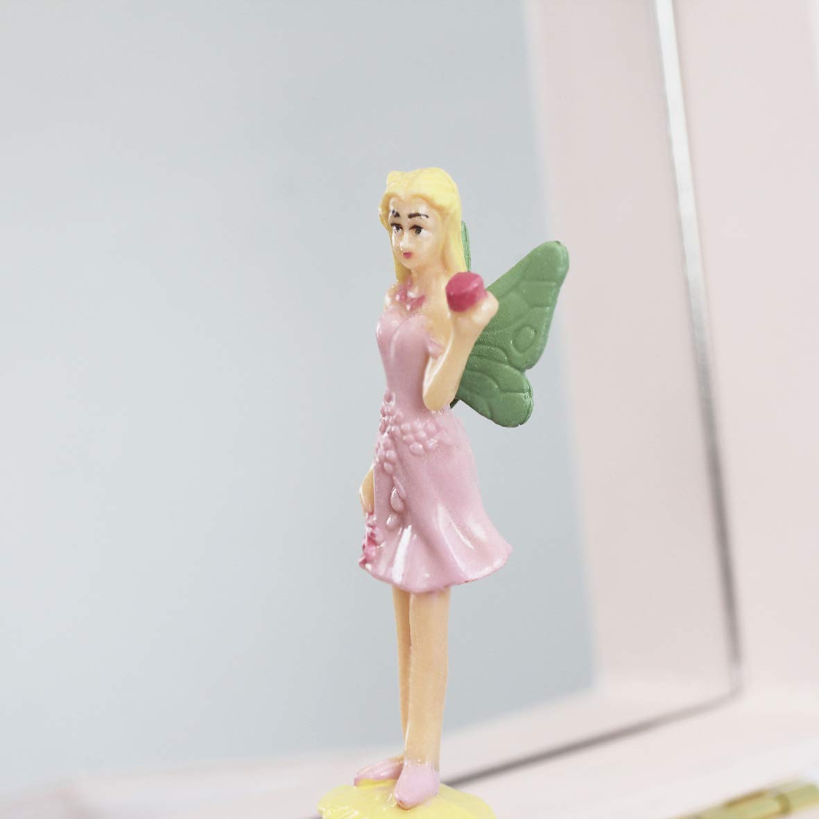 Carillon Portagioie Con Ballerina Fairie In Flowers
