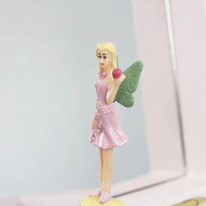 Carillon Portagioie Con Ballerina Fairie In Flowers
