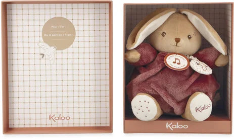 Kaloo Coniglio Bordeaux 17cm Musicale