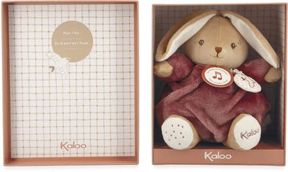 Kaloo Coniglio Bordeaux 17cm Musicale