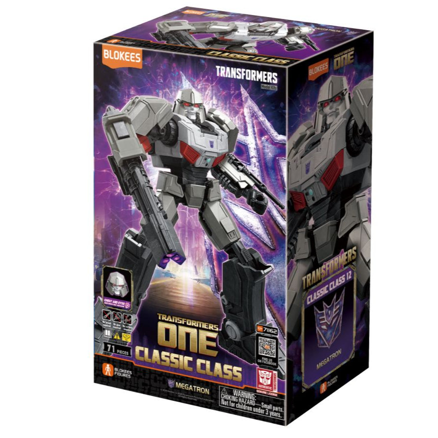 Blokees Transformers Classic Class Megatron Kit modello da 5 pollici (set da 71 pezzi)