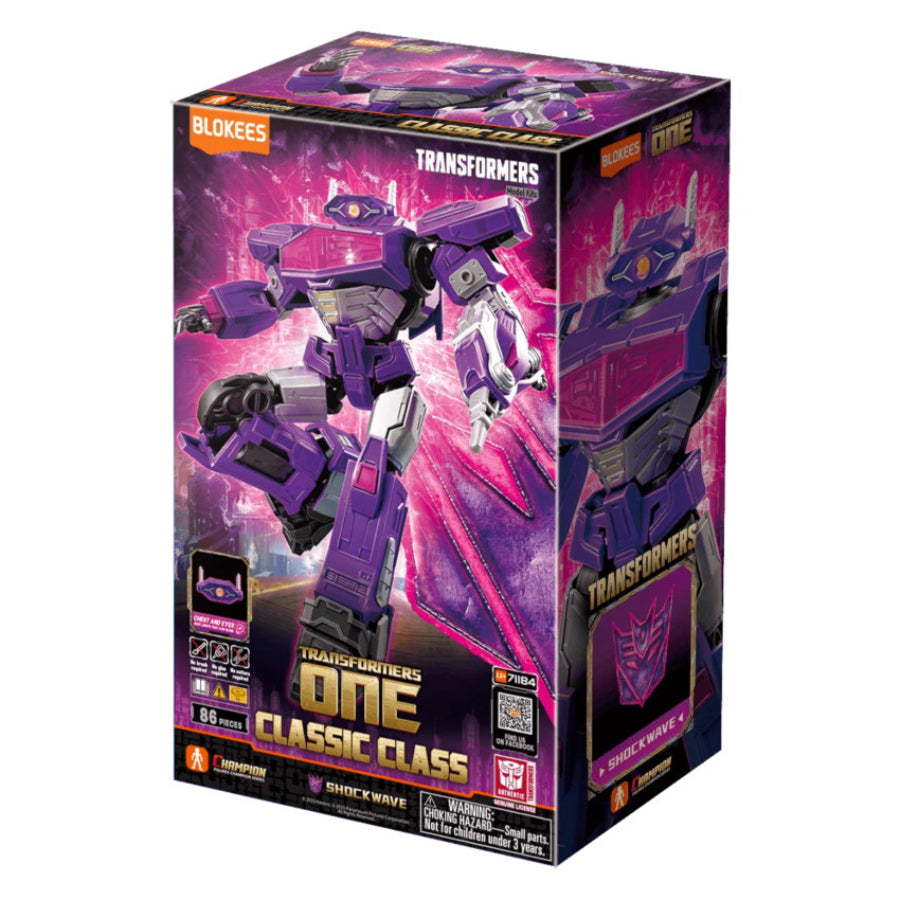 Blokees Transformers Shockwave Action Figure, confezione da 1