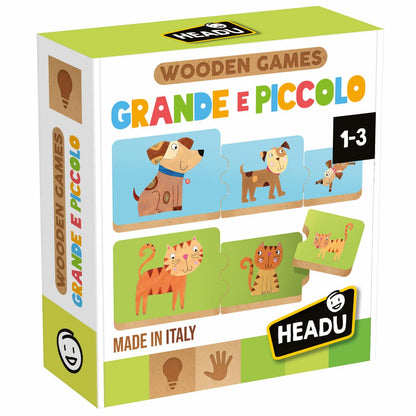 Wooden Game Grande e Piccolo - HEADU
