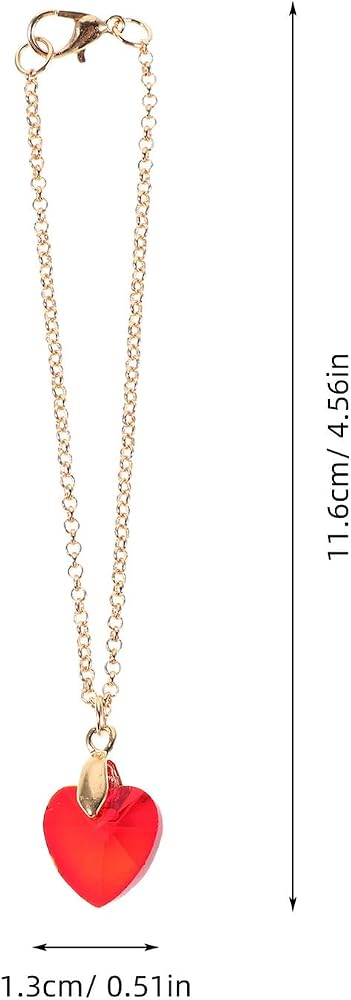 PHANINE 6703 Collana Cuoricini Giocattolo