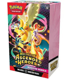 Pokémon Megaevoluzione Ascesa Eroica Bundle 6 Buste Carte Collezionabili