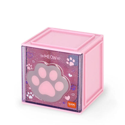 Legami Cutie Cubes - Organizer da Scrivania Modulare Gattino | 90x90x100 mm