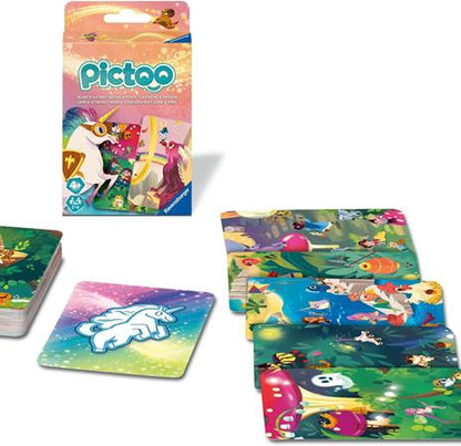 Ravensburger - Pictoo Fantasy, Gioco di Carte 4 Anni in su, Gioco di Famiglia, da 2 a 6 Giocatori