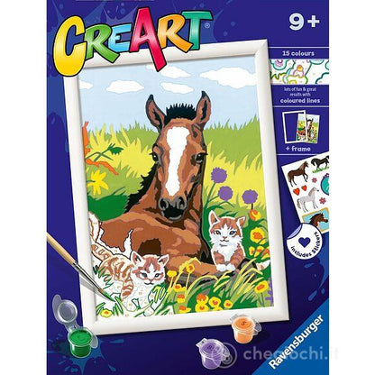 Ravensburger Creart Serie D Puledro E Gatti