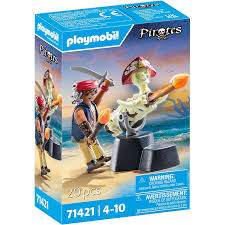 71421 Pirata Con Cannone PLAYMOBIL