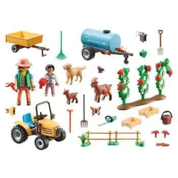 71442 Trattore Con Rimorchio  PLAYMOBIL
