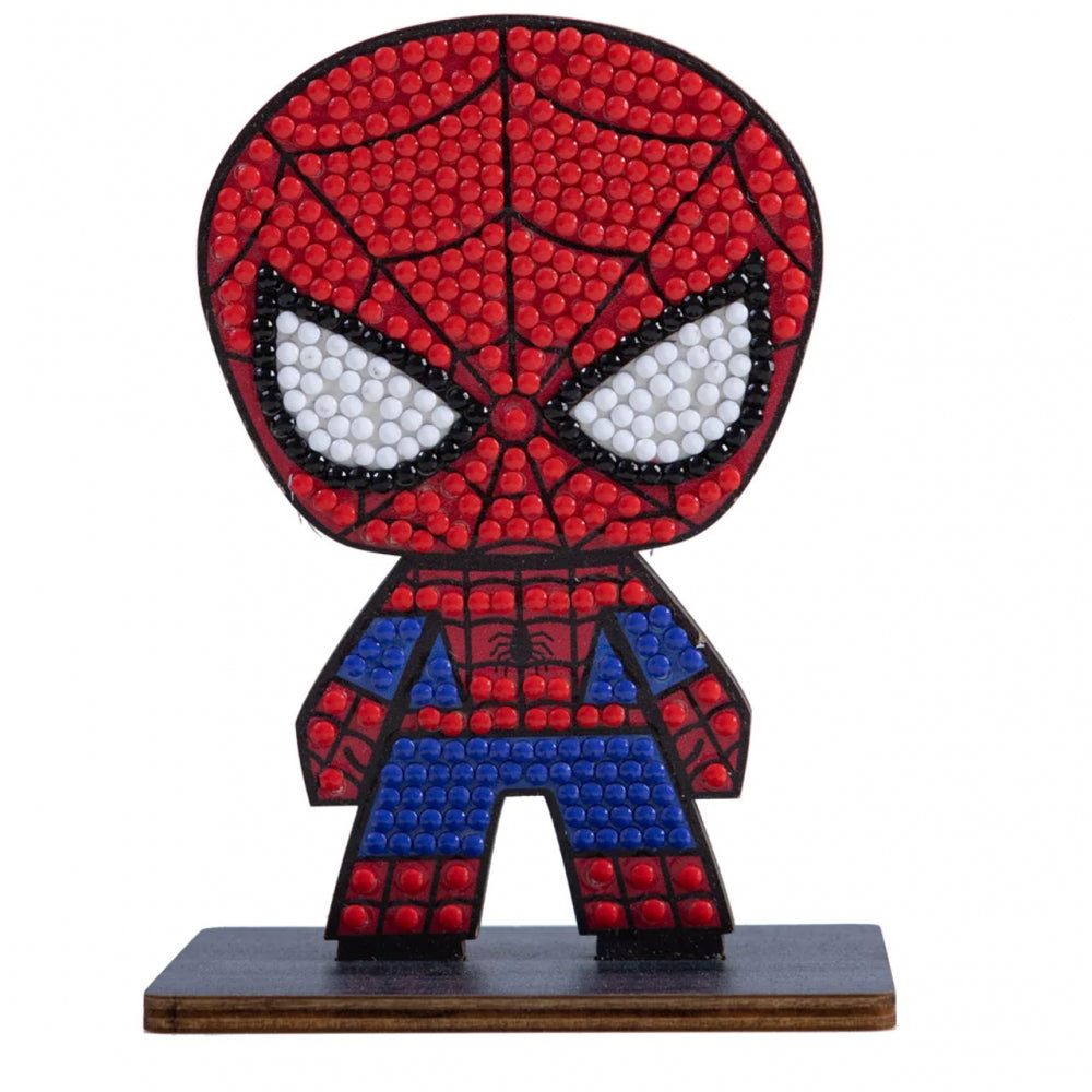 Crystal Art Buddies - Spider-Man Kit Diamond Painting Marvel 6+ Anni
