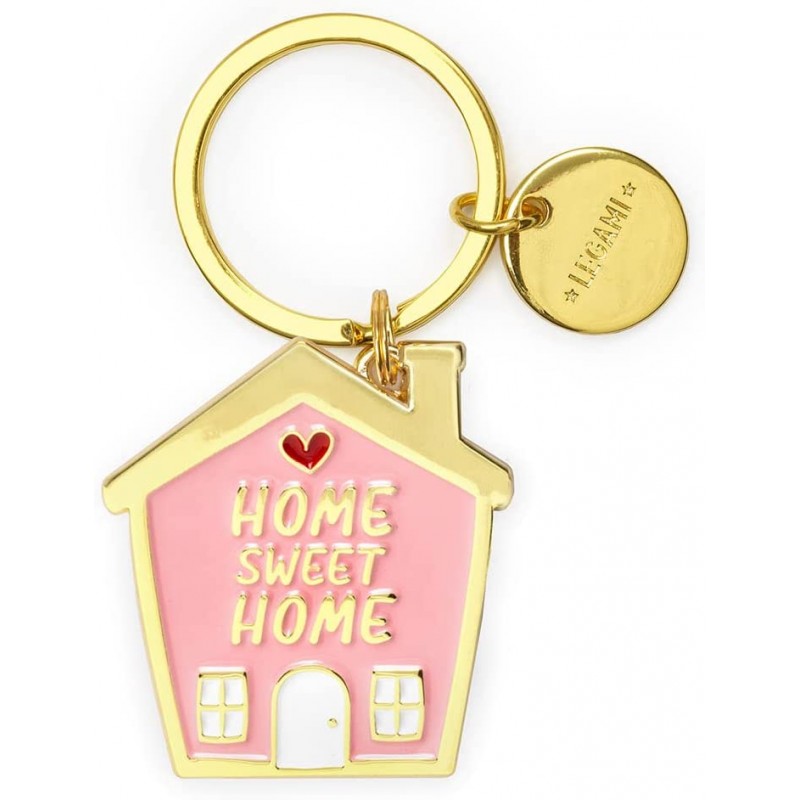 2PK Legami What a Key Ring Enamel Keyring Charm Bag Accessories House