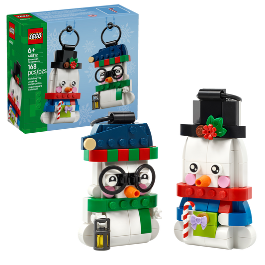 LEGO 40812 Pupazzi di neve ornamentali