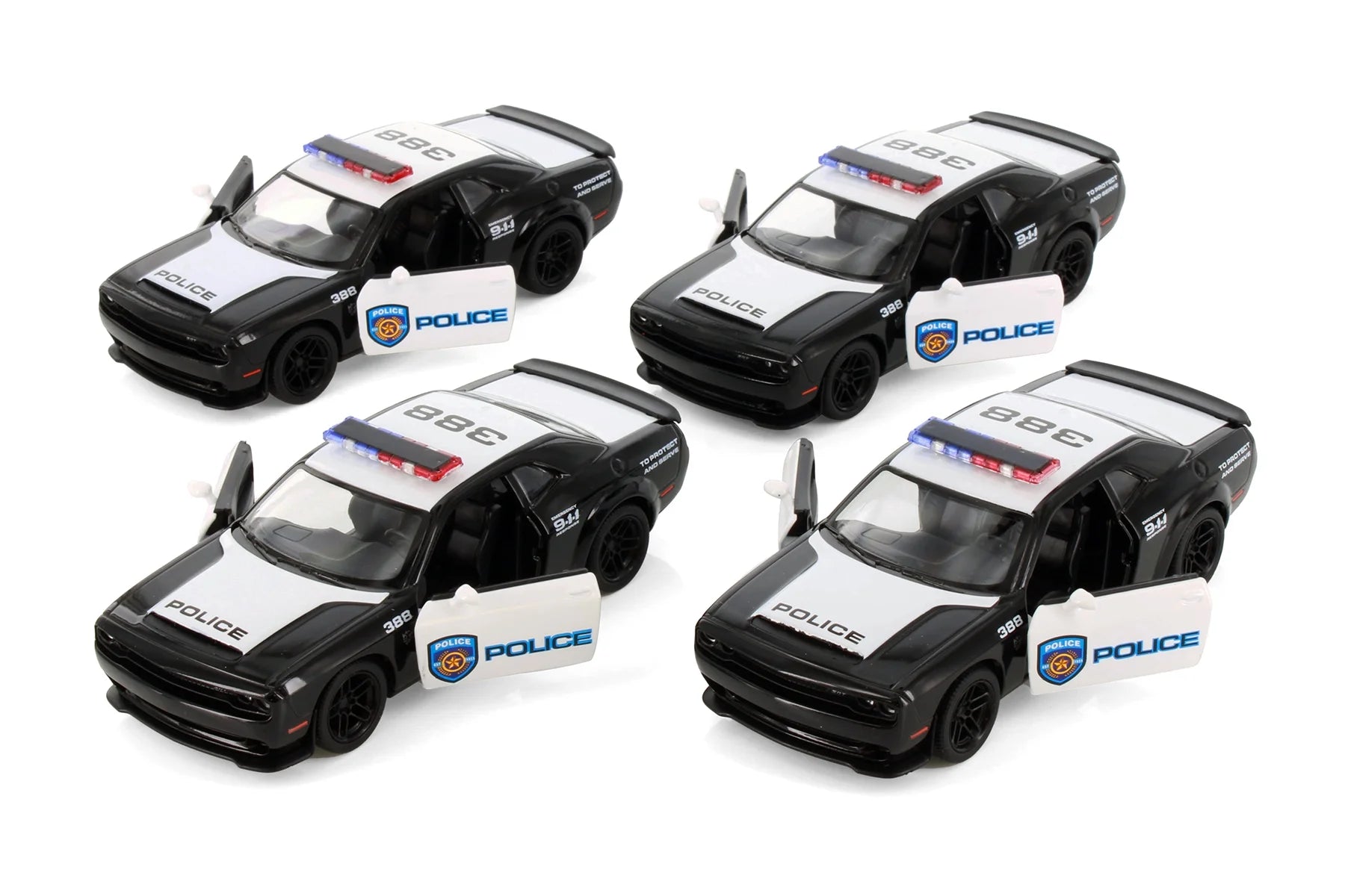 Kinsmart Dodge Challenger SRT Demon 170 Polizia 1/28