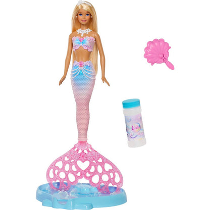 Barbie Bubble Sparkle Mermaid Doll, confezione da 1