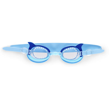 Legami - Swimming Goggles Kids Swimming Goggles Anti Fog Lenses UV Protection with Elastic Band and Adjustable Nose Bridge SHARK