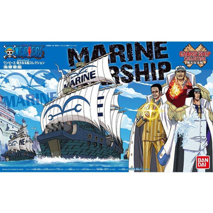Bandai One Piece Grand Ship Collection Marine Warship Model Kit