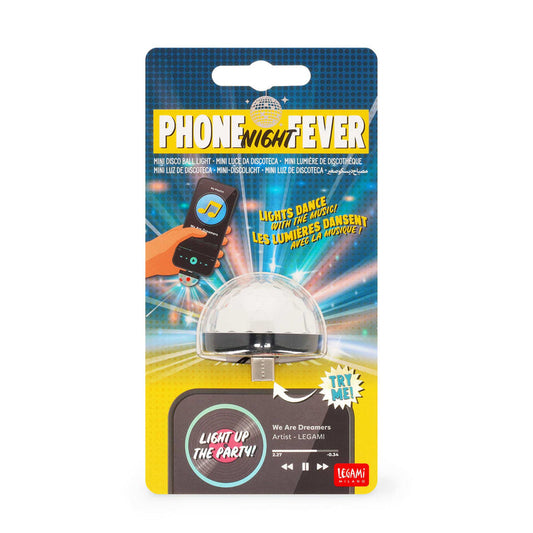 Legami Mini Sfera Disco per Smartphone - Phone Night Fever