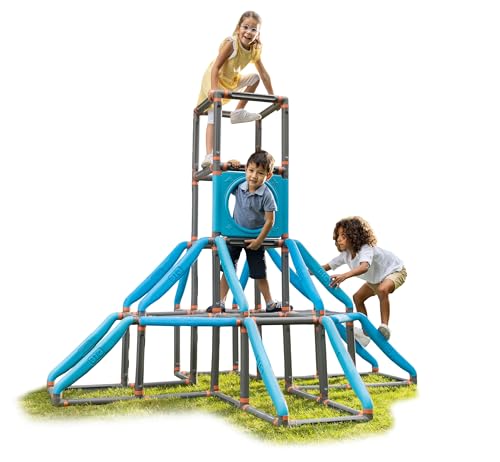 Gioco arrampicata BIG KRAXXL Torre The Giant Blu e Grigio 1,85x2,4x1,85 m 8000055701