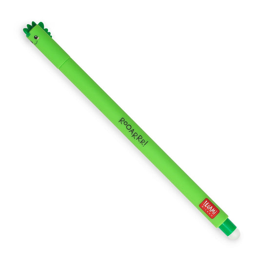 Legami Penna Gel Cancellabile - Dino - Inchiostro Verde
