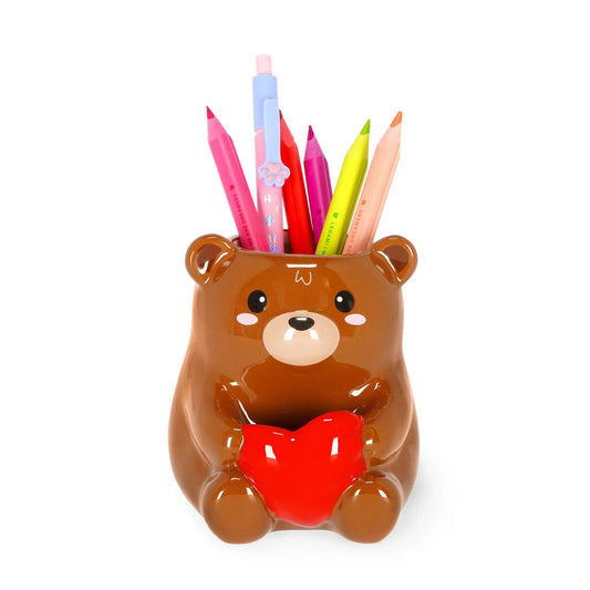 Legami Portapenne in Ceramica Orsetto - San Valentino 2026