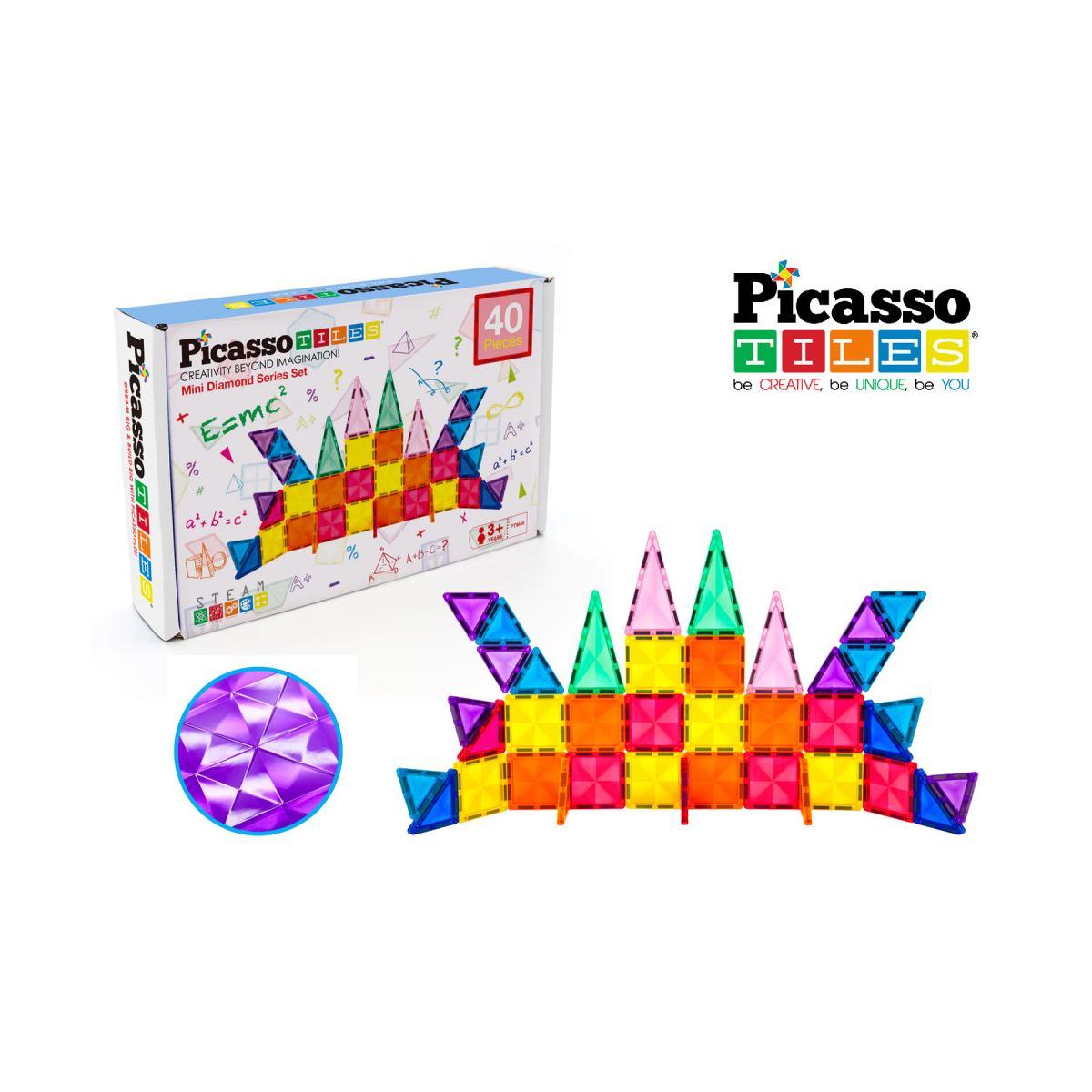 Picasso Tiles Magnetic Magnetic mini piastrelle 40
