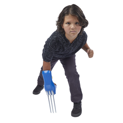 Hasbro Marvel X-Men Artigli Wolverine Blu Argento Bambino
