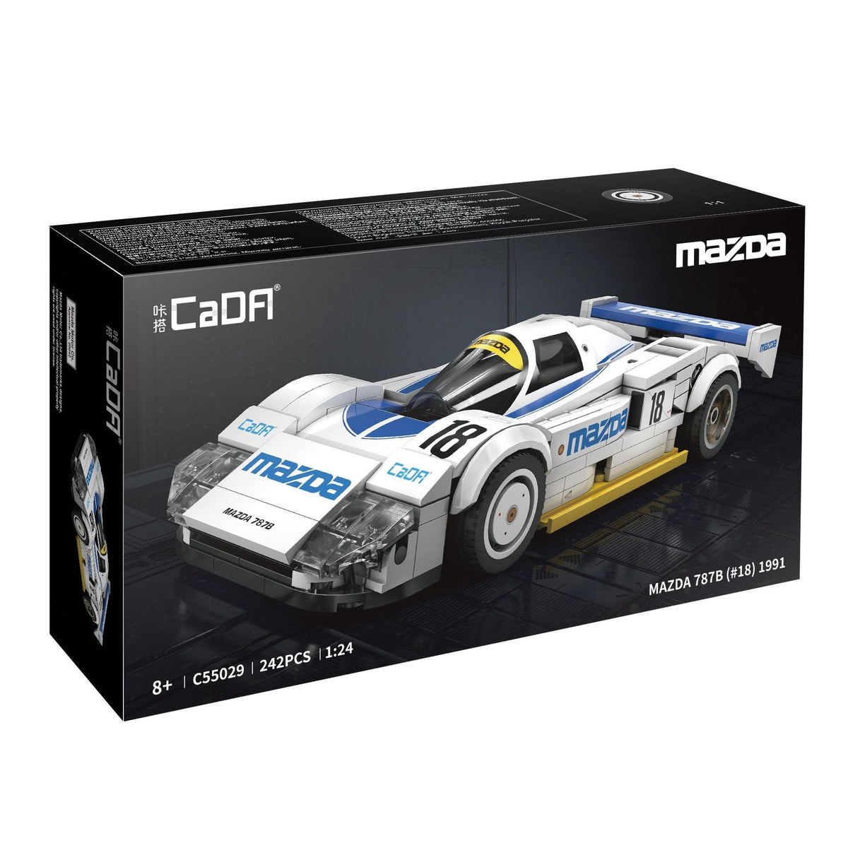CaDA Mazda 787B 1991 Modello a Mattoncini 1:24 Età 8+ 242 Pezzi