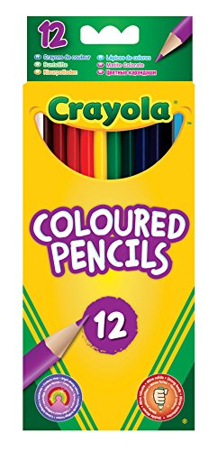 Crayola Colored Pencils 12 Assorted Colors, 21.5x0.7x9 cm