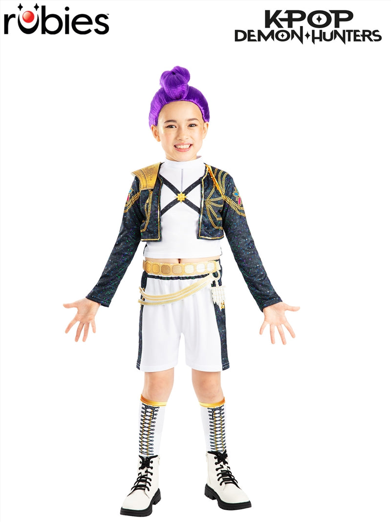 Costume KPop Demon Hunters Rumi Golden Deluxe Bambina – Taglia M (134-140cm) – Rubies