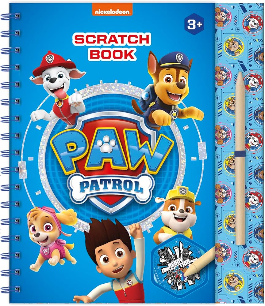 Cerdá Paw Patrol Set Cancelleria Scratch Book