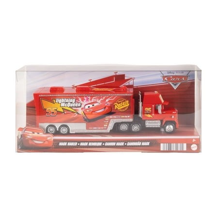 Mattel Disney Pixar Cars JGC73 Camion Giallo Rosso Plastica