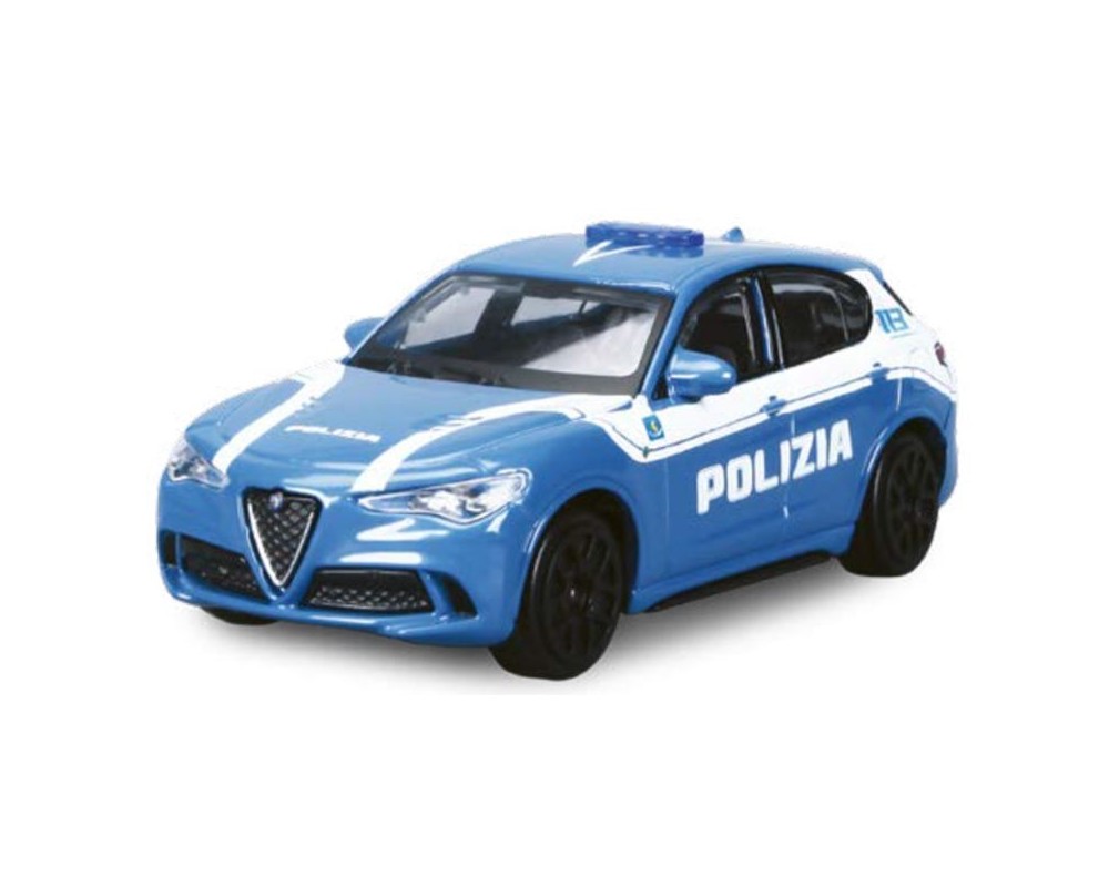 Bburago - Alfa Romeo Stelvio Polizia - Scala 1:24