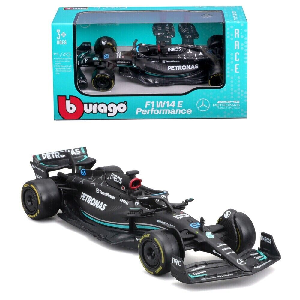 Bburago Race - Mercedes Amg F1 W14 E Performance #63 - Scala 1:43