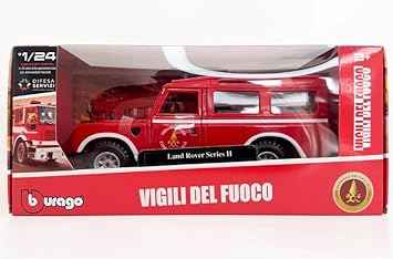 Bburago - Land Rover Serie Ii Vigili Del Fuoco - Scala 1:24