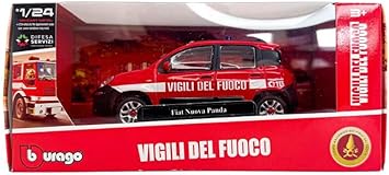 Burago- Panda Vigili Del Fuoco Scala 1:24