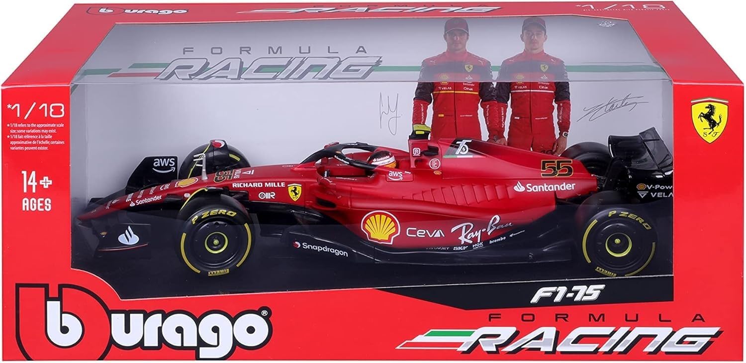 Charles Leclerc Ferrari F1-75 #16 Formula 1 2022 1:18 Bburago