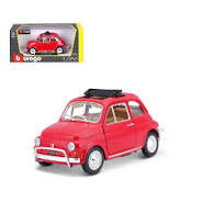 Bburago - Fiat 500l (1968), Rossa - Scala 1:24