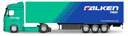 Collezione 6 Camion Con Semirimorchio, Burago, Scala 1:43