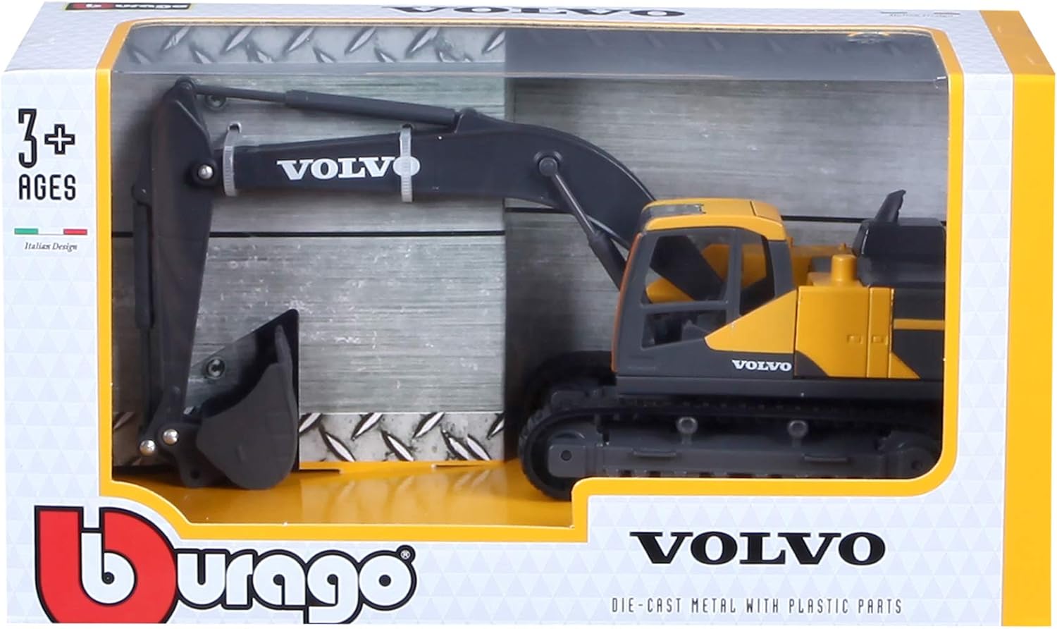 Bburago 18-32086 Escavatore Cingolato - Volvo Ec220e - Scala 1:50