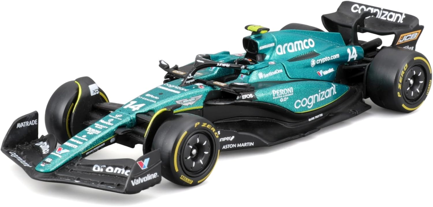 Bburago - Formula 1 Aston Martin F1 Team Amr23 - F. Alonso 14 Stagione 2023 - Scala 1:43
