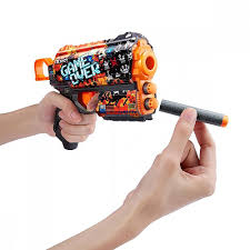 Pistola Zuru Blaster X-Shot Skins Flux Game Over Con 8 Dardi/Multicolore