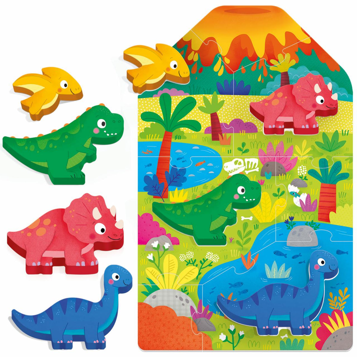 First Puzzle Dinosaurs Montessori - immagine 2
