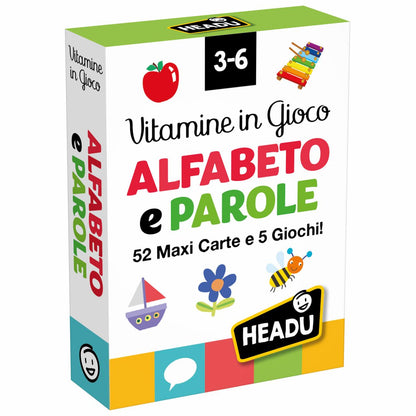 Carte Vitamine in Gioco Alfabeto e Parole - HEADU