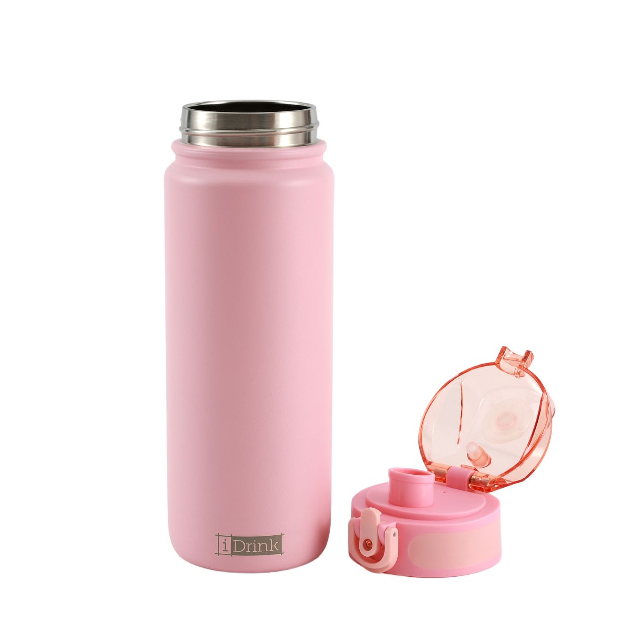 I-Total Borraccia Termica Rosa 595ml con Beccuccio